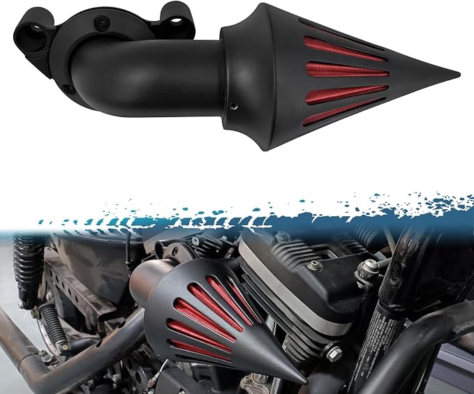 Air Cleaner Motorcycle CNC Spike Air Intake Filter Kit Fit - Image 2