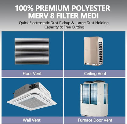 20" x 90" Air Vent Filters, - Image 5