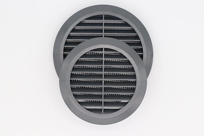 Graphite/Gray 5" Inch Round Ventilation Grille - Image 8