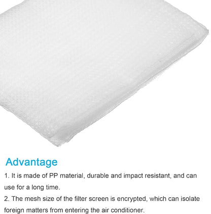 PATIKIL 47" x 39" Air Conditioner Air Filter Material, Plastic Dustproof - Image 4