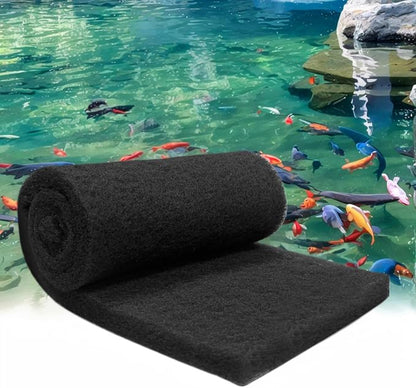 Aquarium Carbon Pad -Premium Cut to Fit Carbon Infused Filter Pad Media by GourragePro