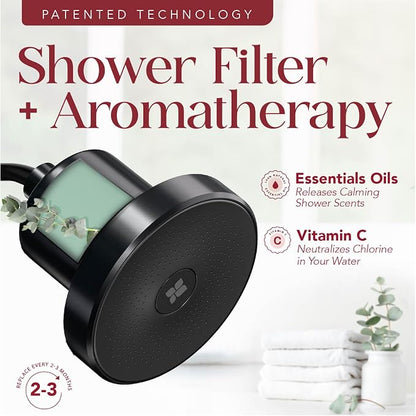 Vitamin C Shower Filter Replacement Cartridge + Shower Steamers Aromatherapy - Image 2
