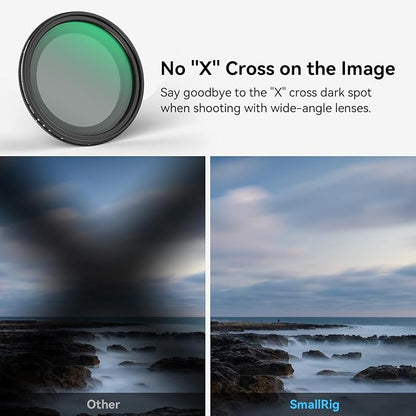 SmallRig 52mm Magnetic Variable ND Filter ND2-ND32 No X Cross HD Optical Glass - Image 5