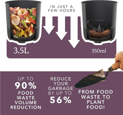 Food Cycler Eco 3 Compact Kitchen Food Recycler | Indoor Composter Bin - Image 5