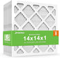 JASENG14x14x1 Air Filters, MERV 8 Pleated HVAC Furnace Filters by NewFilter