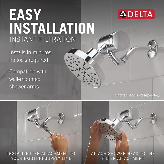 Delta Faucet Clarifi Premium Shower Filter Attachment - Image 5
