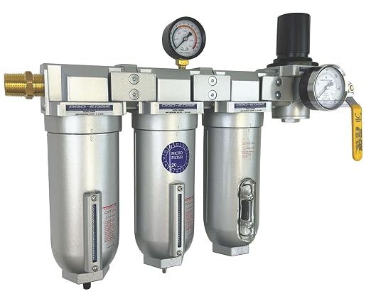 3/4" NPT Industrial Moisture Removing Particulate Filter and Oil Removing - Image 2
