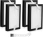 4 Pack EF-12 62731 52731 HEPA Media Vacuum Exhaust Air Filters by Tyhocent