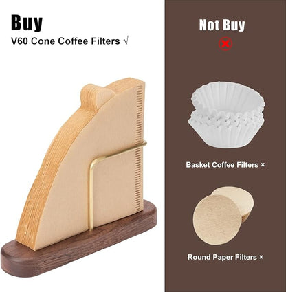 Cone Coffee Filter Holder, Stand Coffee Filter Storage, Coffee Filter Container - Image 3