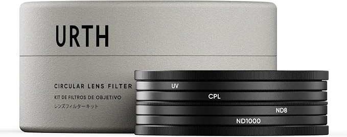 Urth 37mm UV, Circular Polarizing, ND1000 Lens Filter Kit by Urth