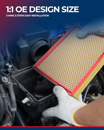 KAX Engine Air Filter, CA12377 Replacement - Image 7