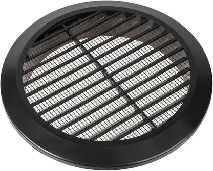 Black 6" Inch Round Ventilation Grille - Image 3