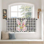 Easter Kitchen Tier Curtains 24 Inch Long 2 Panel Set, Rod Pocket Cafe Small by Unknown