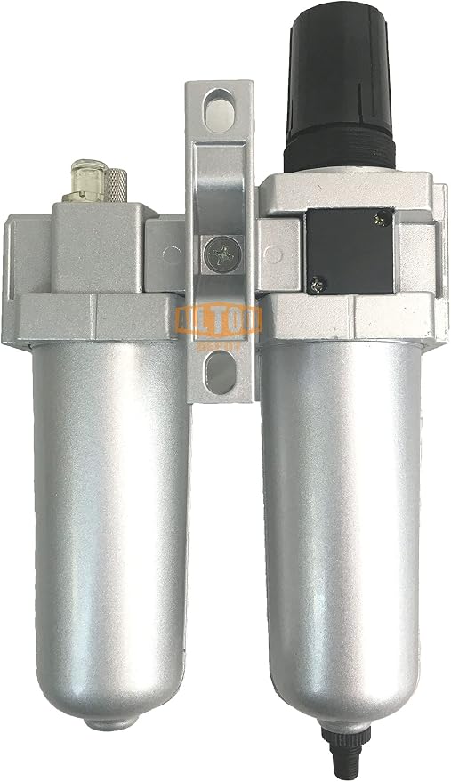 3/4" NPT HEAVY DUTY Compressed Air In Line Filter Regulator Lubricator Oiler - Image 6
