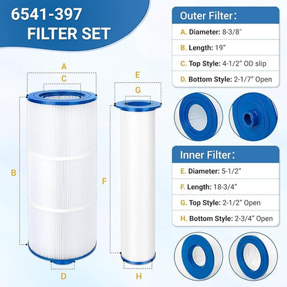 6541-397 Pool Spa Filter Cartridge Compatible - Image 2