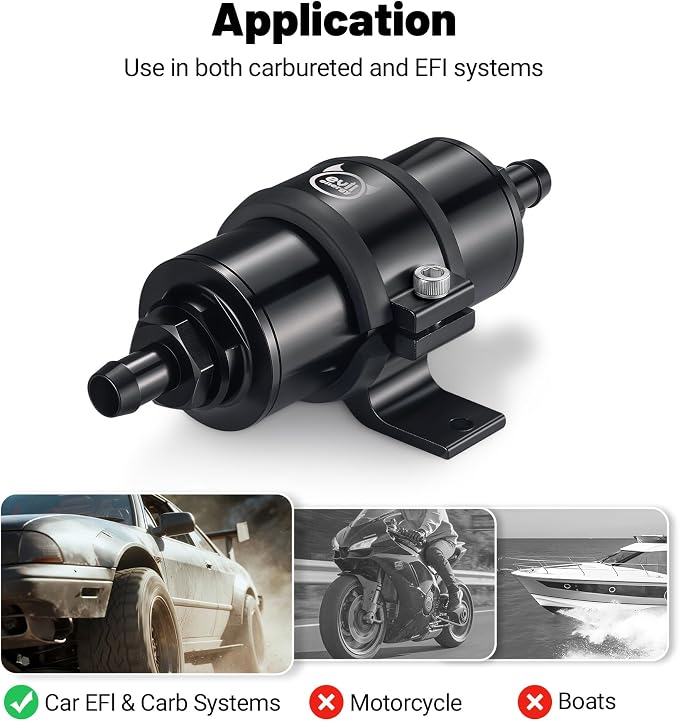 EVIL ENERGY Inline Fuel Filter 100 Micron - Image 4