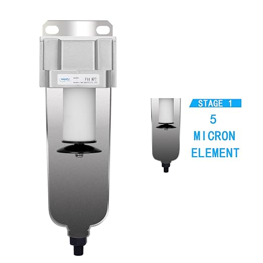 NANPU Industrial Grade Heavy Duty Particulate Filter, Metal Bowl, Suitable - Image 4