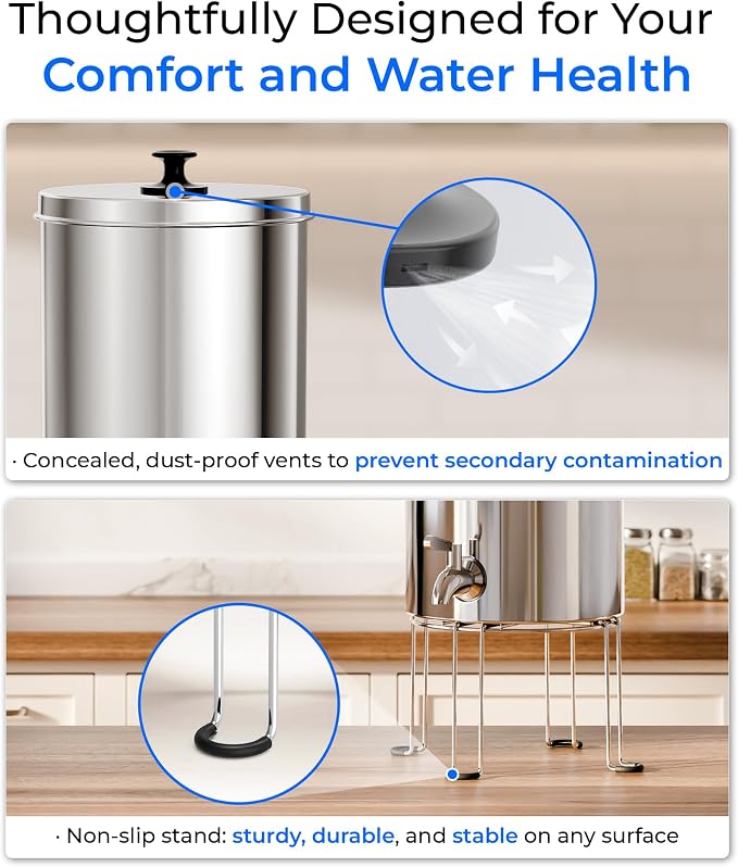 Waterdrop Gravity-fed Water Filter System, NSF/ANSI 42&372 Standard, - Image 8