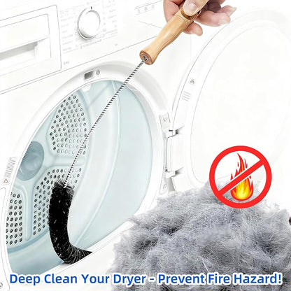 Dryer Vent Cleaner Kit 5 Pack for Fire Prevention-Home Essentials Long Flexible - Image 2
