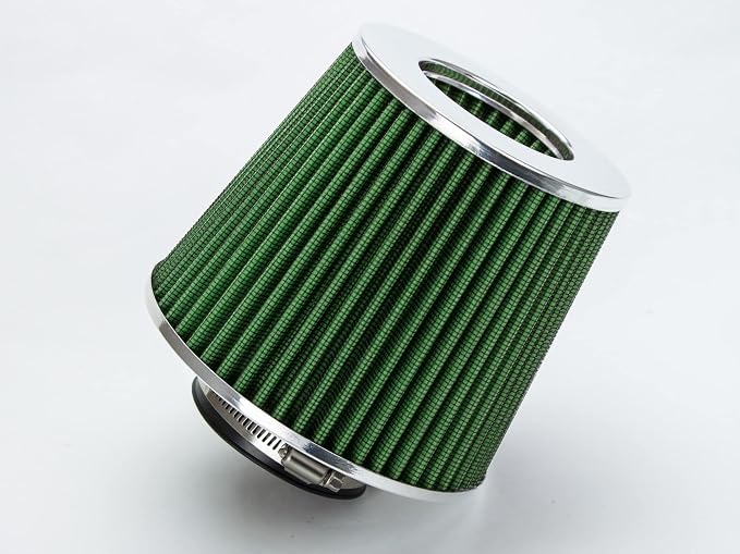 Rtunes Racing Universal Clamp-On Air Filter, Standard Cone, Dry Washable Design by RtunesRacing