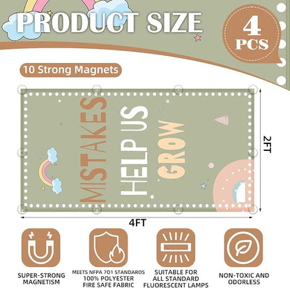4 Pcs Fluorescent Light Covers - Image 2