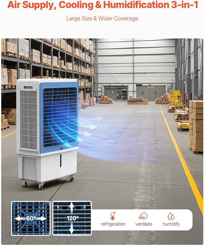 VEVOR Evaporative Air Cooler, 4129 CFM - Image 2