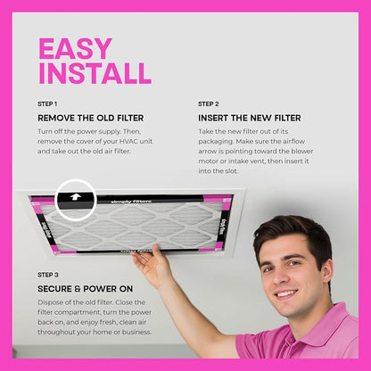 Simply 20x20x2 Air Filter, MERV 11, 12 Pack, Furnace Air Filter - Image 6