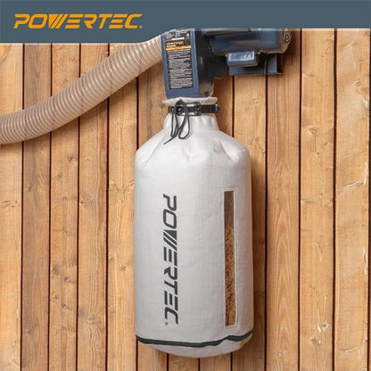 POWERTEC 70334 Dust Filter Bag for Wall Mount Dust Collectors, 1 Micron - Image 2