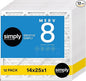 Simply 14x25x1 Air Filter, Merv 8, 12 Pack, by SimplyFilters
