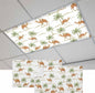 Fluorescent Light Covers for Drop Ceiling Abstract Brown Camels Palm-Trees by Unknown