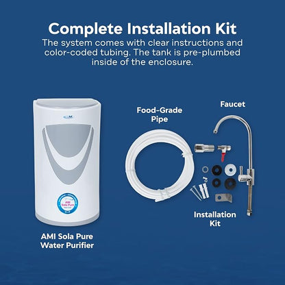 AMI Sola Pure, Under-The-Counter UV Water Purifier, Water Filter - Image 6