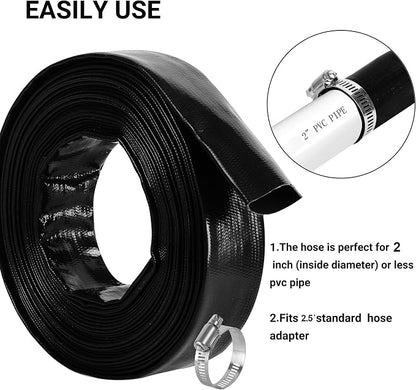 2.5" x 100 FT Pool Backwash Hose, - Image 5