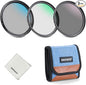 NEEWER 77mm UV/CPL/ND Lens Filter Kit, UV Protection + Circular Polarizing + by Neewer