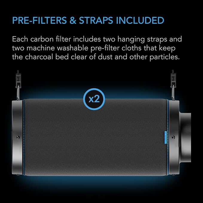 AC Infinity Air Carbon Filter XL 8", - Image 5