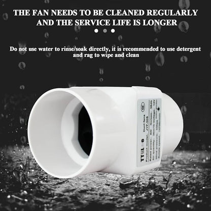 18W 12V Duct Extractor Fan 2” 50mm - Image 8