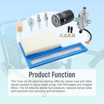 Oil Filter Air Filter Electric Fuel Pump Tune Up Kit Fit - Image 5