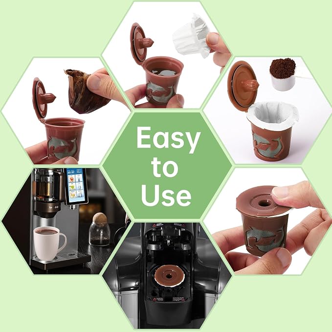 Aussen Disposable Coffee Paper Filters Replacement Kerig Filter Fit All Keurig - Image 4