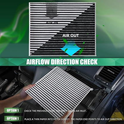 CF11809 Cabin Air Filter With Activated Carbon Compatible with Silverado - Image 3