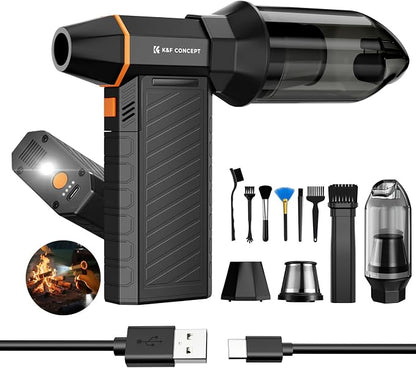 K&F Concept 2-in-1 Magnetic Compressed Air Duster, Electric Air by KFCONCEPT