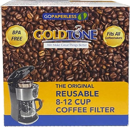GOLDTONE Reusable 8-12 Cup Basket Coffee Filter fits Black and Decker Makers - Image 3