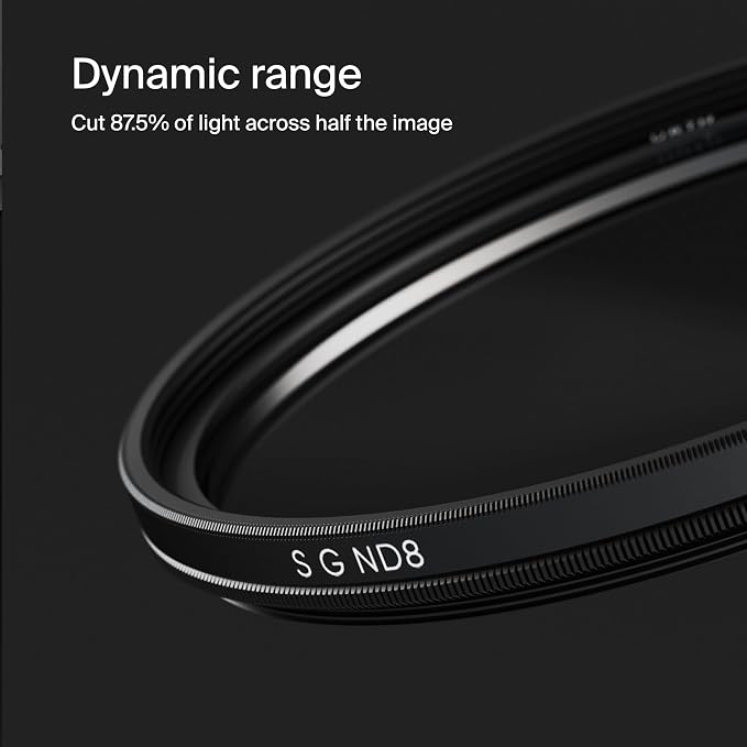 Urth 58mm Soft Graduated ND8 Lens Filter — 3-Stop, Ultra-Slim 20-Layer - Image 4