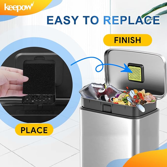 KEEPOW 12 Pack Trash Can Deodorizer Compatible - Image 4