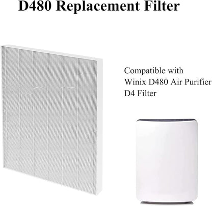 3 Pack D480 Replacement Filter Compatible - Image 2