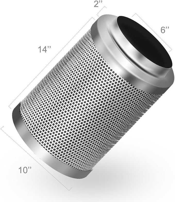 iPower GLFANXEXPSET6D25CHUMD 6 Inch 294 CFM Inline Filter 25 Feet Ducting - Image 3