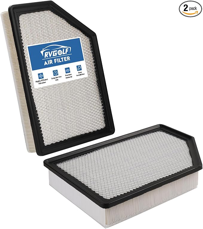 2PCS Engine Air Filter Fit for 2020-2025 2026 Chevrolet Silverado by RVgolf