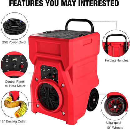 MOUNTO 1000cfm Portable Industrial Air Purifier Negative Air Scrubber - Image 3