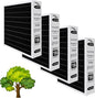 Upgraded 4 - Pack X7935 20x20x5 MERV 16 Air Filter Bundle, Carbon Clean Healthy by HOME