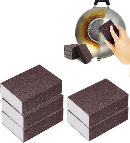 Nano Carborundum Sponge, Emery Sponge Kitchen Pot Brush by Unknown