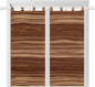 Brown Western Bathroom Curtains 63 Inch Length, Window Curtains Tab Top by Unknown