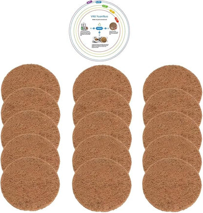 15 Packs of Kitchen Compost Bin Filters, Coconut Shell Made of Coconut Palm by Unknown
